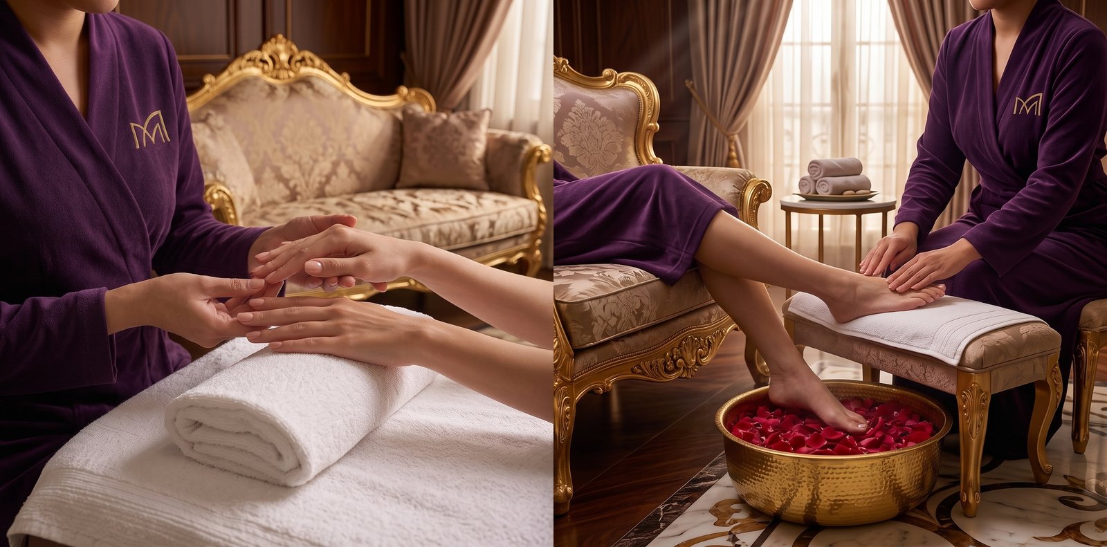 Russian Gel Mani-Pedi Combo