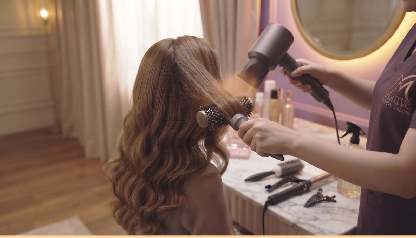 Blow Dry (With Curls)