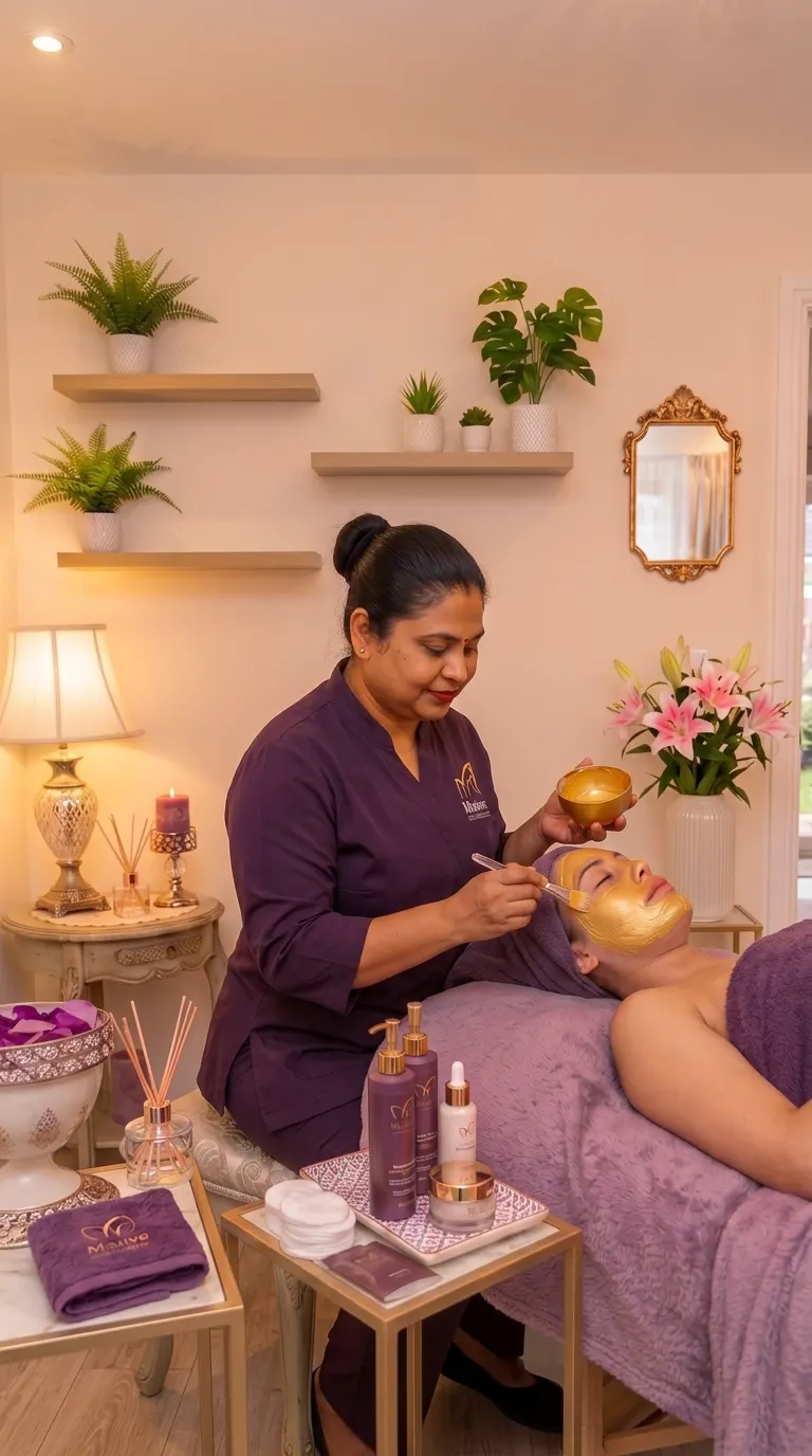 Professional hair styling at home in Dubai