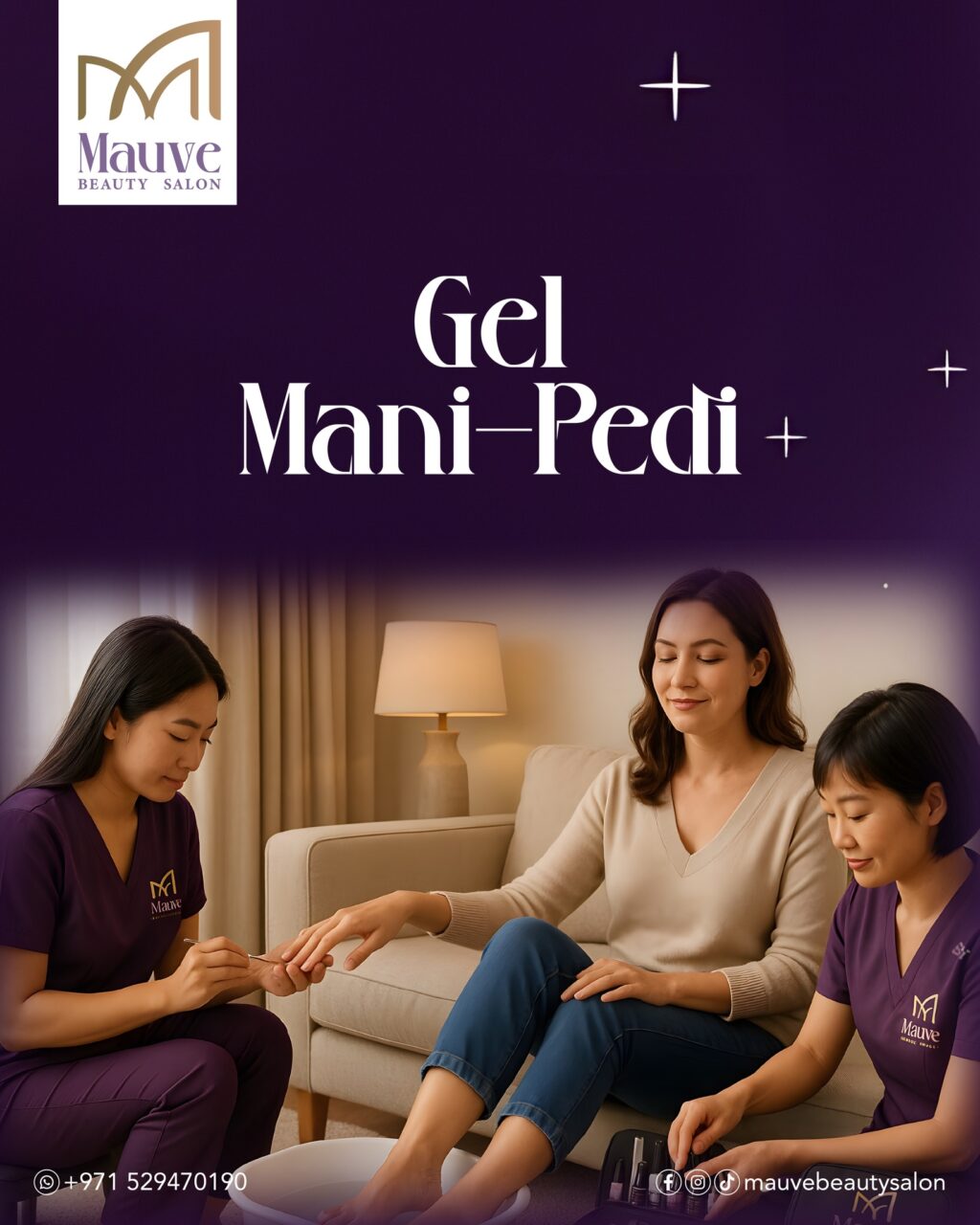 Instagram post from mauve.beauty.salon. This post is in position 1.