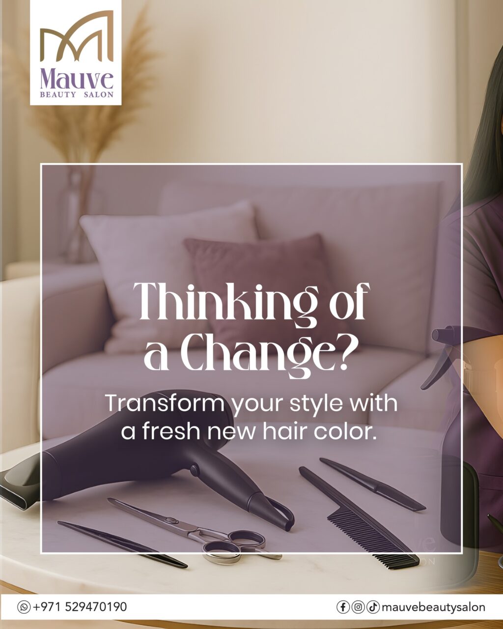 Instagram post from mauve.beauty.salon. This post is in position 3.