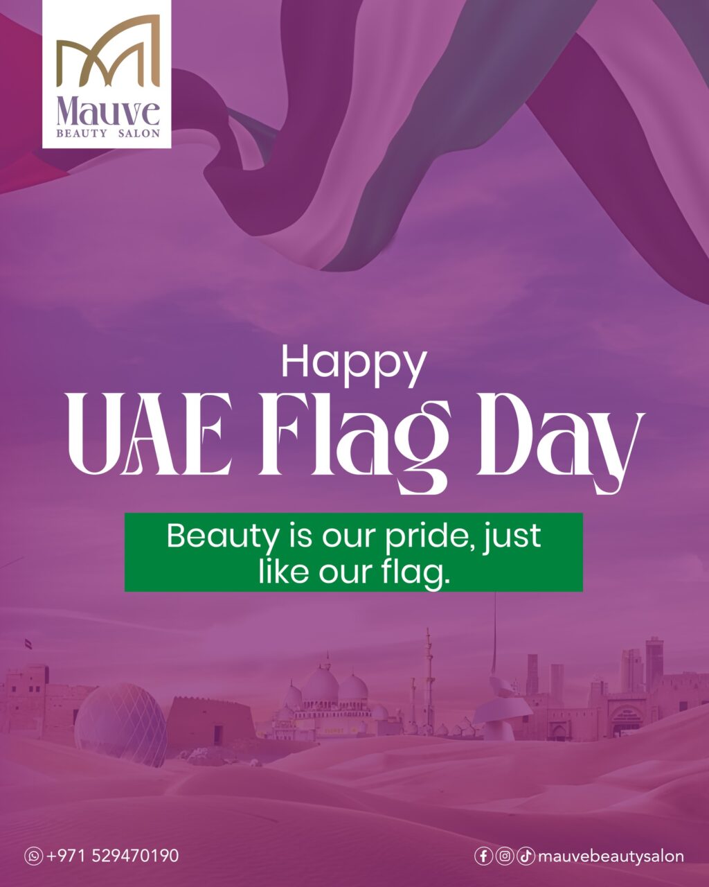 Instagram post from mauve.beauty.salon. This post is in position 1.