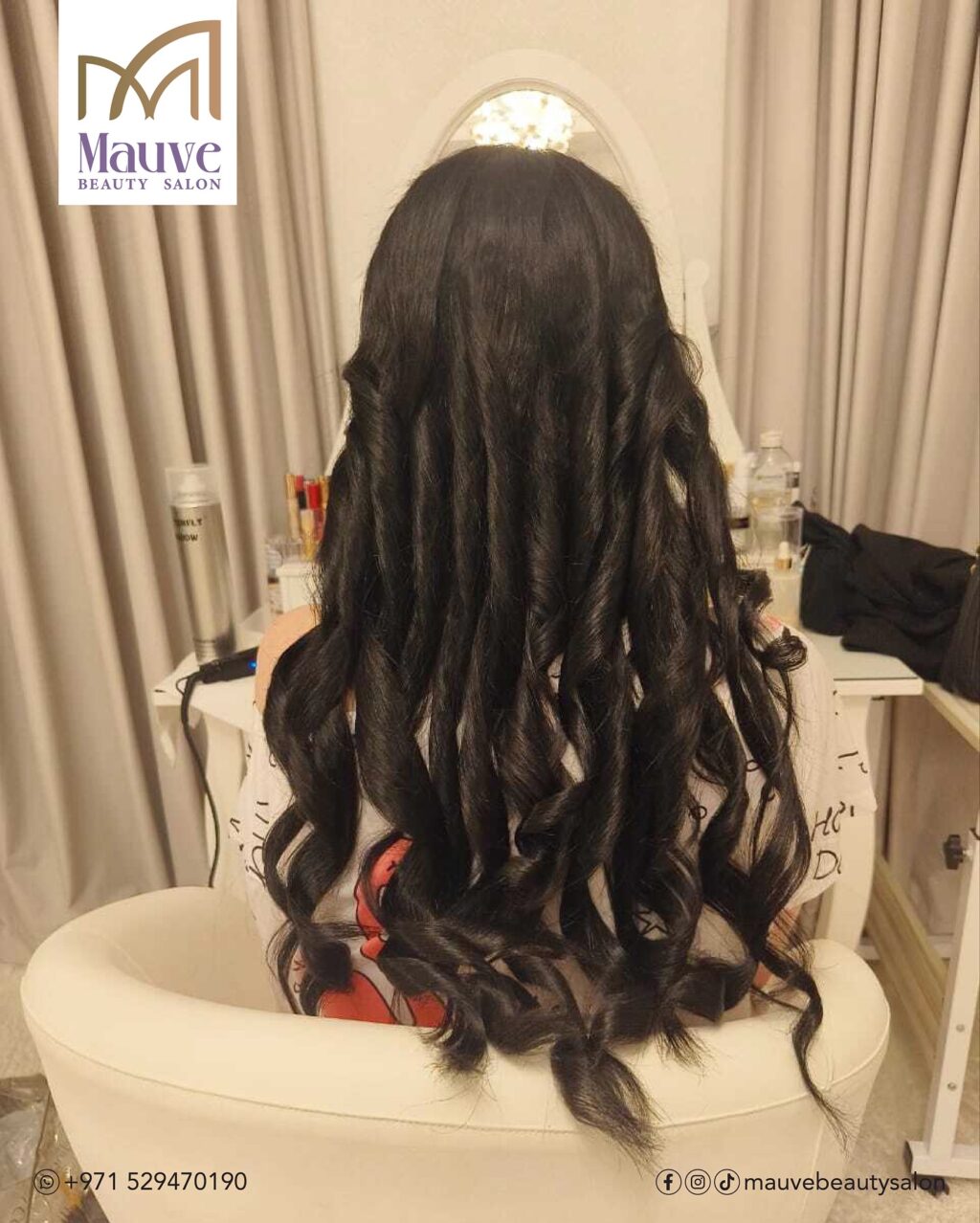 Instagram post from mauve.beauty.salon. This post is in position 1.