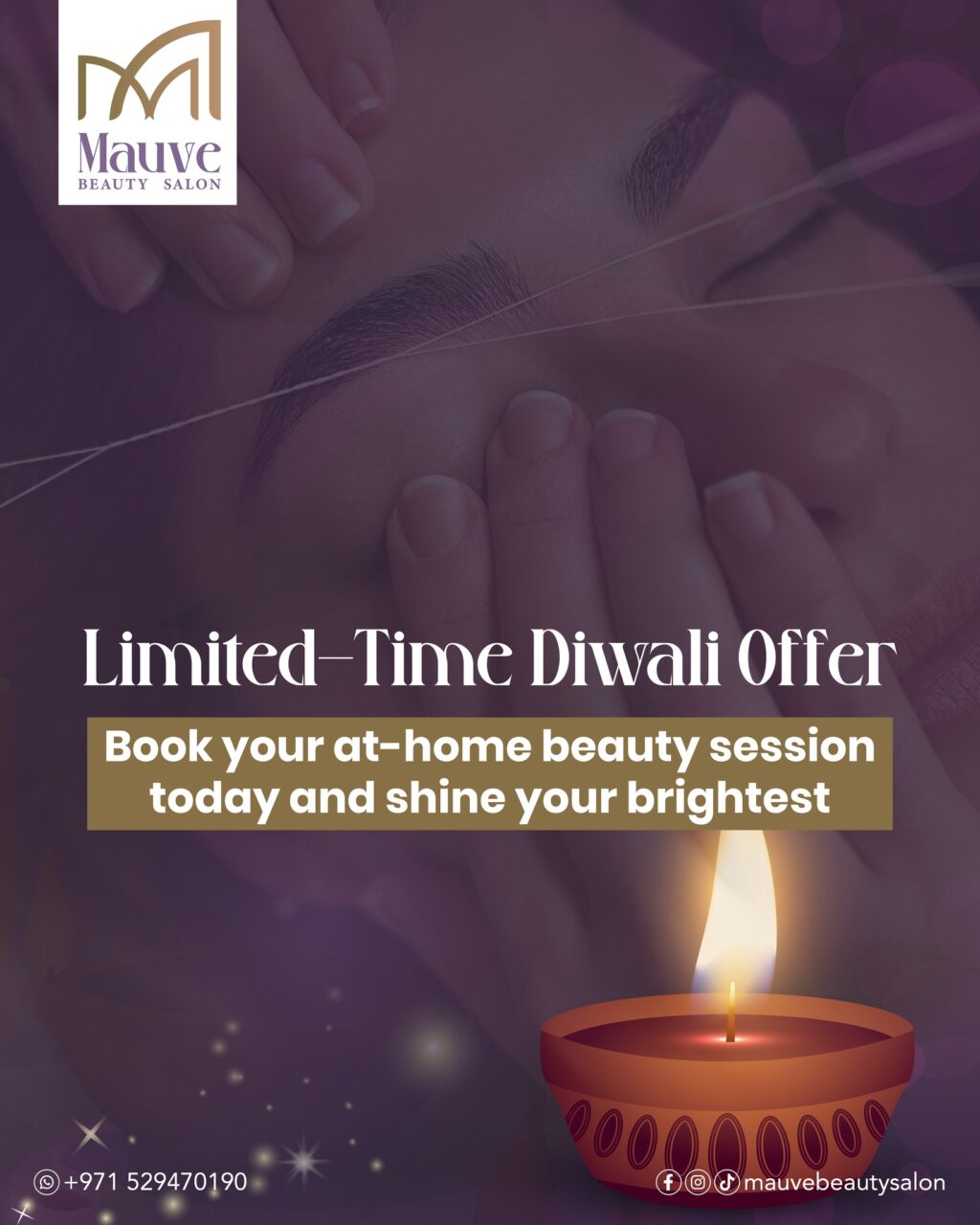 Instagram post from mauve.beauty.salon. This post is in position 2.