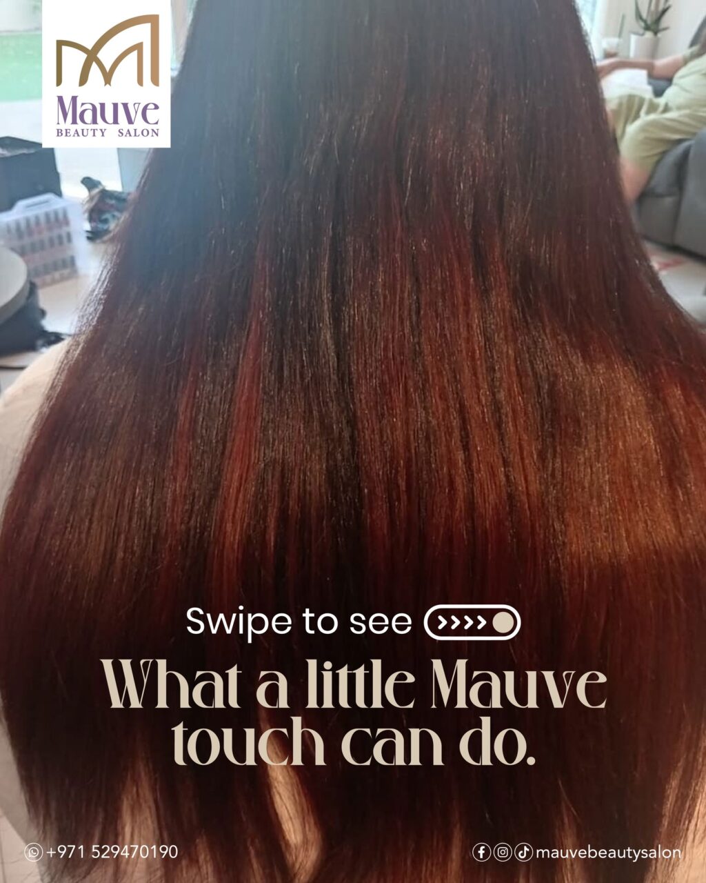 Instagram post from mauve.beauty.salon. This post is in position 0.