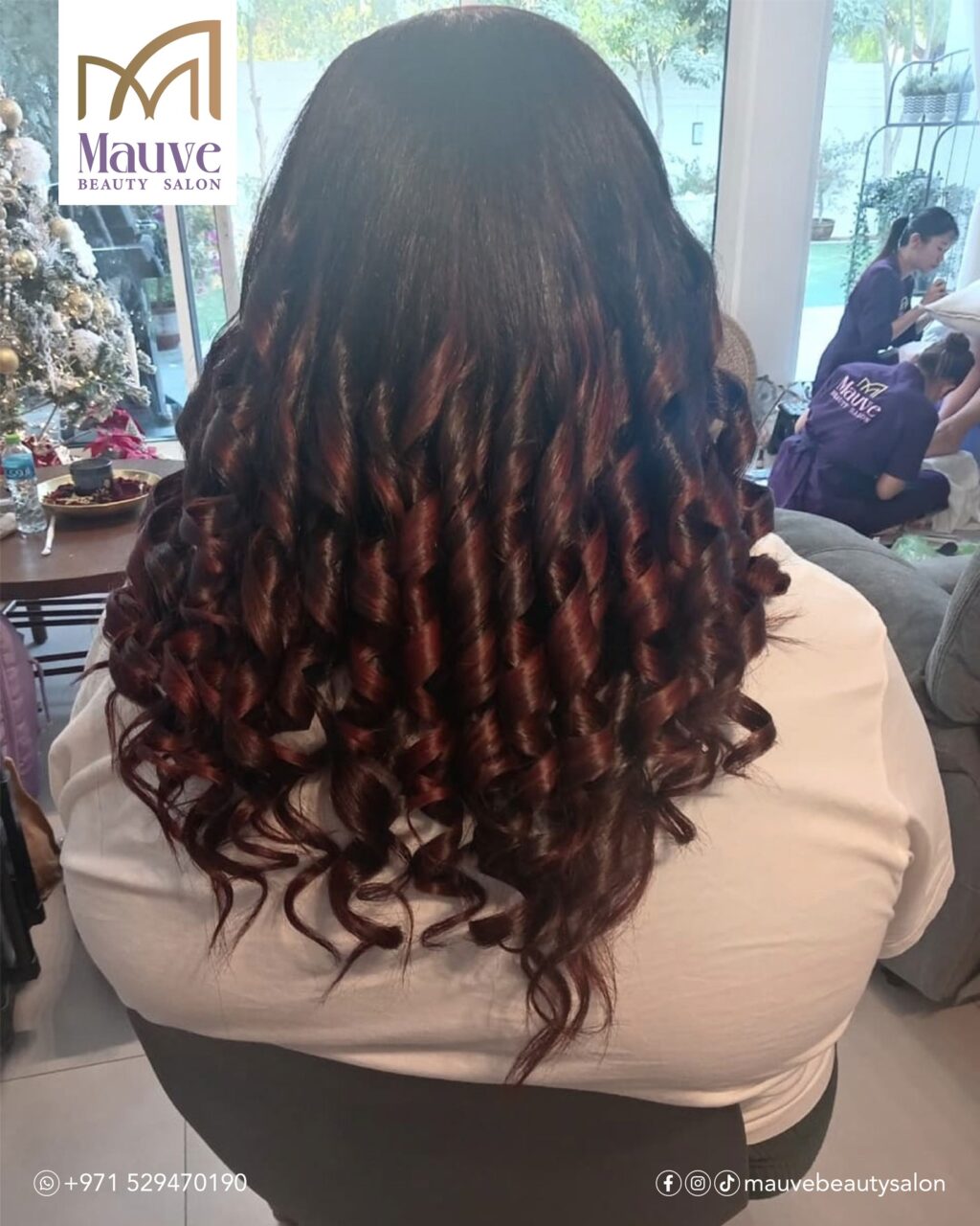 Instagram post from mauve.beauty.salon. This post is in position 1.